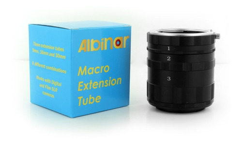 Albinar Tubo Extension Macro Set Para Nikon Slrpelicula