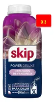 Comprar Jabón Líquido Skip Deluxe Para Diluir Botella 500ml X 3 Uni