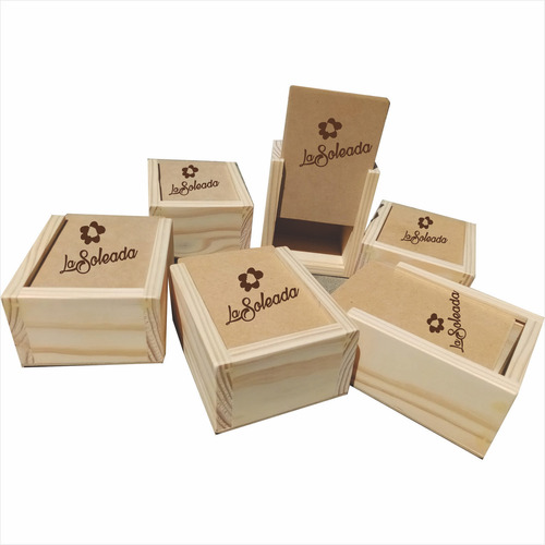 Cajas Artesanales-grabado Láser- 10 Unidades-tapa Corrediza