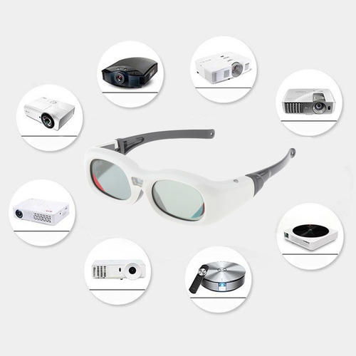 Imagen 10 de 11 de Nuevos Y Bonitos Lentes Con Obturador Activo 3d Recargables