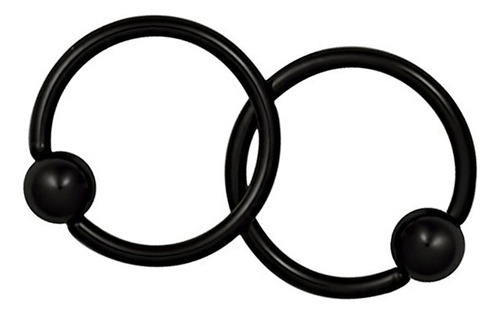 2 Pares De Brincos De Piercing Na Sobrancelha, 16g, 4mm,