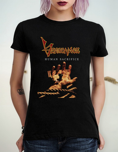 Polera Mujer Vengeance Rising Human Sacr N Metal Abominatron
