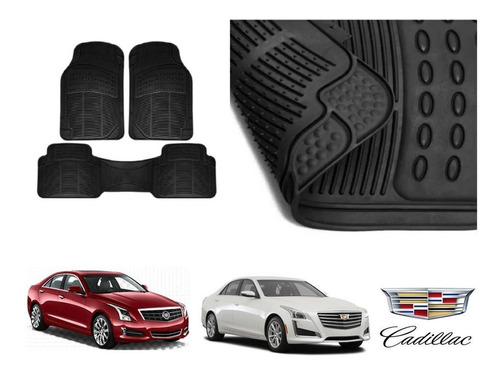 Tapetes Uso Rudo Cadillac Ats 2019 Rubber Black Original