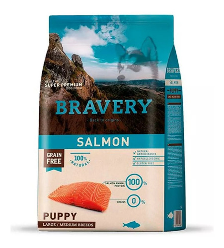 Bravery Puppy Salmon 12kg Con Reparto A Todo Chile 