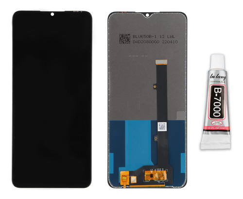 Pantalla Display Y Táctil Para Zte Blade A52, A52 5g Negro