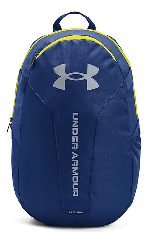 Mochila Under Armour Hustle Lite Azul 1364180-471 Diseño de la tela Liso