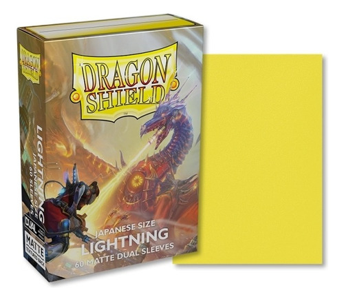 Mangas dobles mate Dragon Shield color amarillo Lightning Japanese