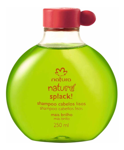 Shampoo Splack! Nature Para Niños Y Niñas Cabello Liso 250ml