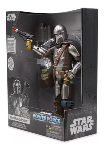 Star Wars Force Icons: Figura De Acción Mandalorian & Grogu