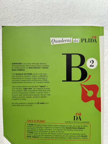 Quaderni Del Plida B2 Alma Edizioni (Usado)