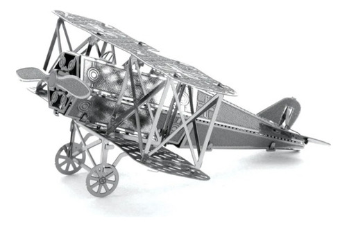 3d Metal - Mini Puzzle Armable Diseño Avión Fokker D-vii