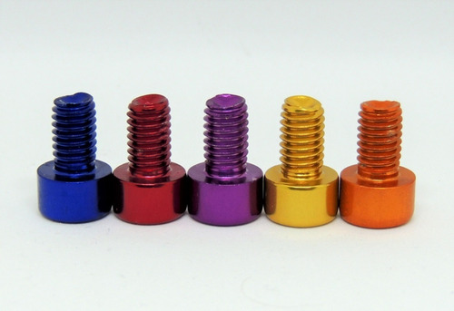 Tornillo De Aluminio M6x10