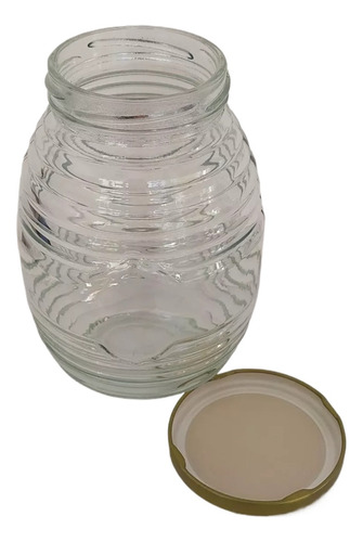 Frasco Mielero Tapa Dorada 700 Ml (24 Pz)