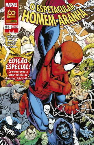 O Espetacular Homem-Aranha - 25, de Spencer, Nick. Editora Panini Brasil LTDA, capa mole em português, 2021