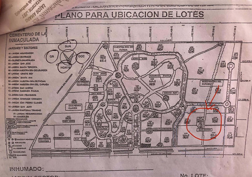 Imagen 1 de 5 de Dos Lotes Triples De Cementerio Permuto O Vendo
