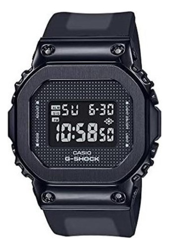 Relógio Casio G-shock Masculino Preto Gm-s5600sb-1dr Cor do bisel Não tem