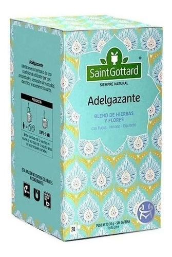 Te Adelgazante Saint Gottard X 20 Saq Saint Gottard