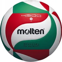Comprar Balón de voleibol Molten V5M 4500 nº 5 color blanco\u002Fverde\u002Frojo para indoor