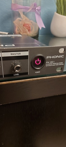 Mezcladora De 8 Canales Phonic Pm 801