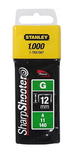 Grapas Profesionales 12mm / 1/2'' Para Modelo Tre550 Stanley