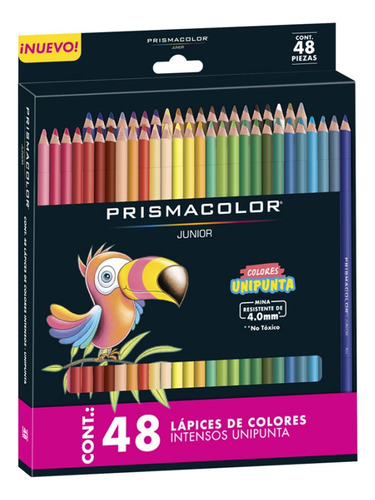 Prismacolor Junior; 48 Pzas. Colores Intensos