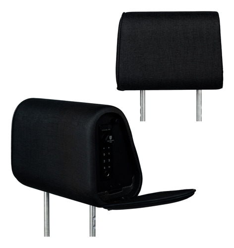 Headrest Safe Vulcan Caja Fuerte Para Reposacabeza Tela +