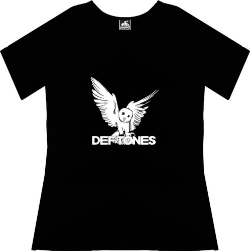 Blusa Deftones  Dama Rock Metal Tv Camiseta Urbanoz
