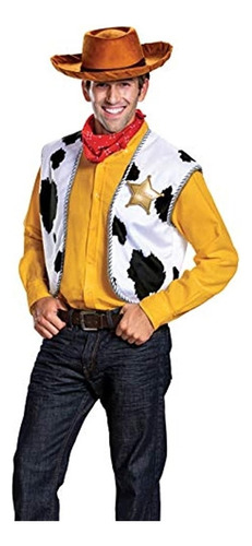 Disfraz Para Hombre Woody Deluxe, Talla Unica