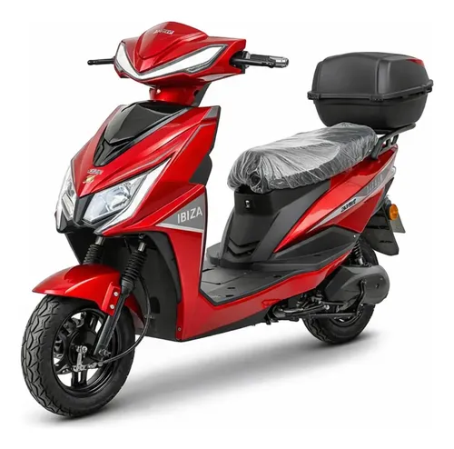 Bike Scooter Eletrica Ibiza 1000w Bateria Chumbo 60v 20ah Vermelh...