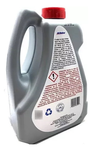 Aceite Motor Acdelco 4l 5w30 Sintetico Dexos 1 Gen 3