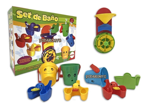 Set De Baño Para El Agua Patitos Baldes Antex 2235