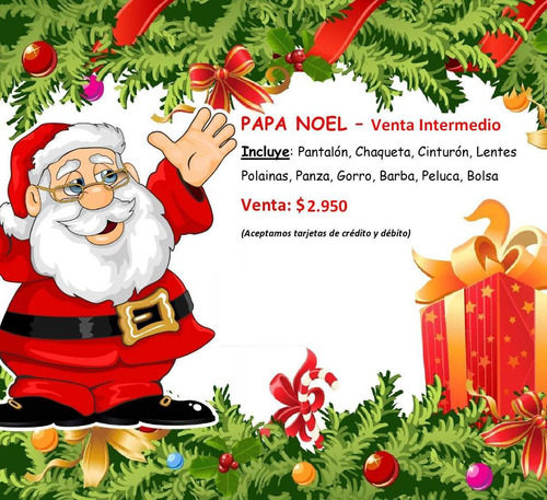 Disfraz Papa Noel - En Tela Panamá