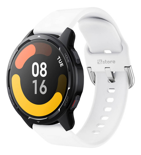 Correa Compatible Xiaomi Watch S1 Active Blanco Hebilla 22mm