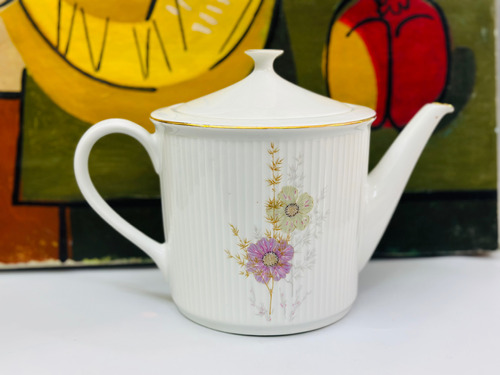 Tetera De Porcelana Verbano Floral Vintage - Mikapao