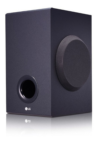 Barra de som Bluetooth LG Sj2 2.1 160w com subwoofer de cor preta