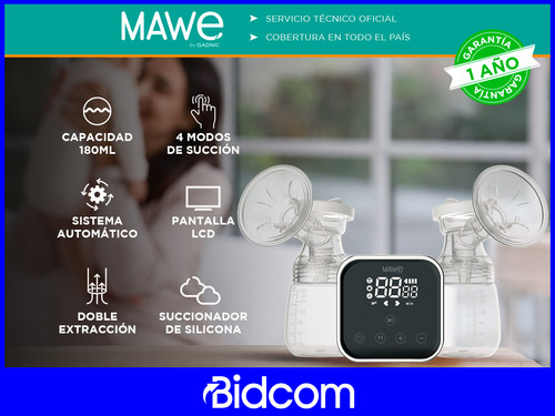 Extractor Leche Mamas Doble Automatico 9 Niveles Succión
