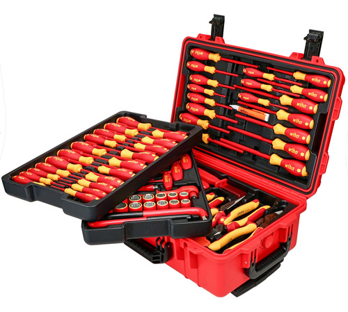 Set De Herramientas Aisladas Wiha, 80 Piezas Con Estuche