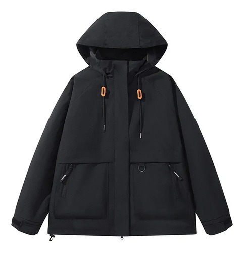 Chaqueta Impermeable Con Capucha Para Mujer Al Aire Libre