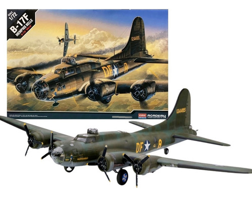 Avión Bombardero Academy 12495 B17 Memphis Belle 1/72 Ww2