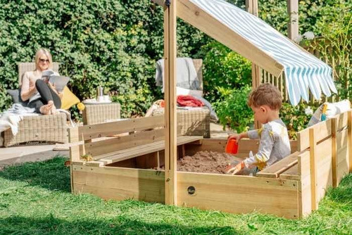 Arenero Infantil Caja Arena Juguete Patio Niños Jardin Impor