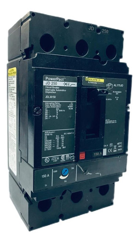 Interruptor Jdl36150 Powerpact-j, 150a, 3p, 14ka A 600v