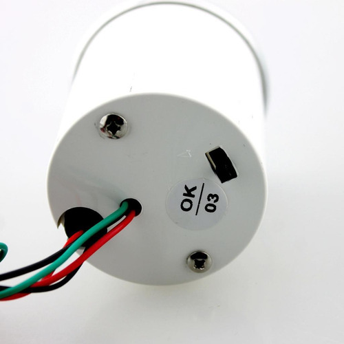 Led Tacómetro Calibrador De Tacho De Fibra De Carbón