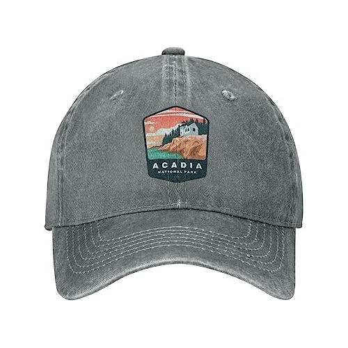 Gorra Retro Acadia National Park Secado Rápido