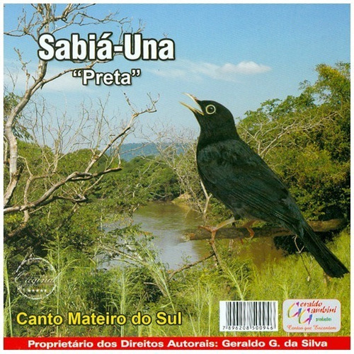 Cd - Sabiá-una - Preta