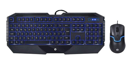 Teclado Y Mouse Gaming Hp Gk1100 Rgb Carolinas Home