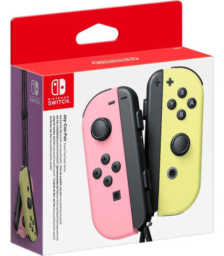 Control Joy Con Pastel Pink/ Pastel Yellow Nintendo Switch