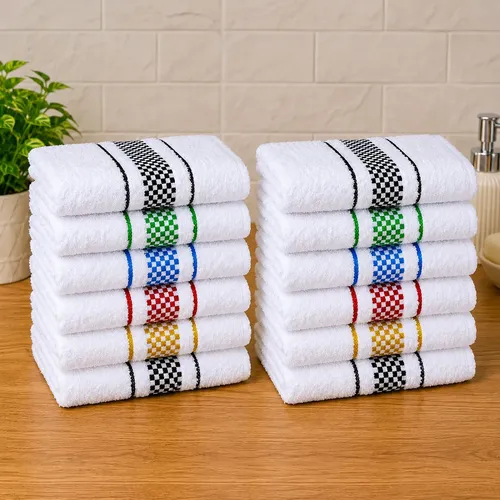 Kit 12 Panos De Prato Cozinha Premium Felpudo Alta Absorção