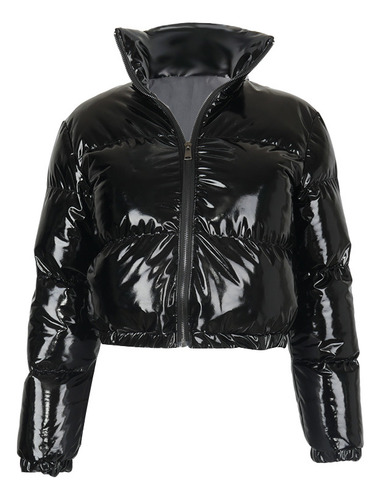 Abrigo De Invierno Para Mujer, Cuello Alto, Cálido, Con Capu