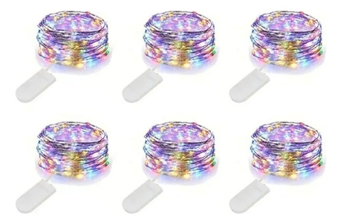 . 10 Tiras Luces Led 3 Metros Decoracion P/ Globo Burbuja