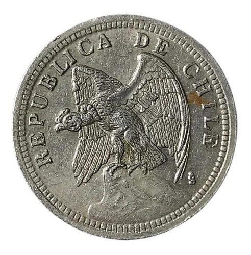 1 Peso Chile 1933  Cóndor Colección Moneda Antigua